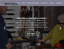 Tablet Screenshot of glassnm.org
